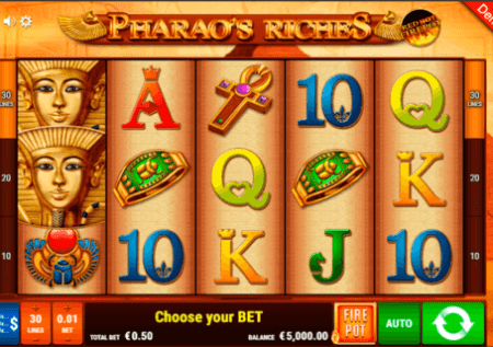 Pharaos Riches Red Hot Firepot